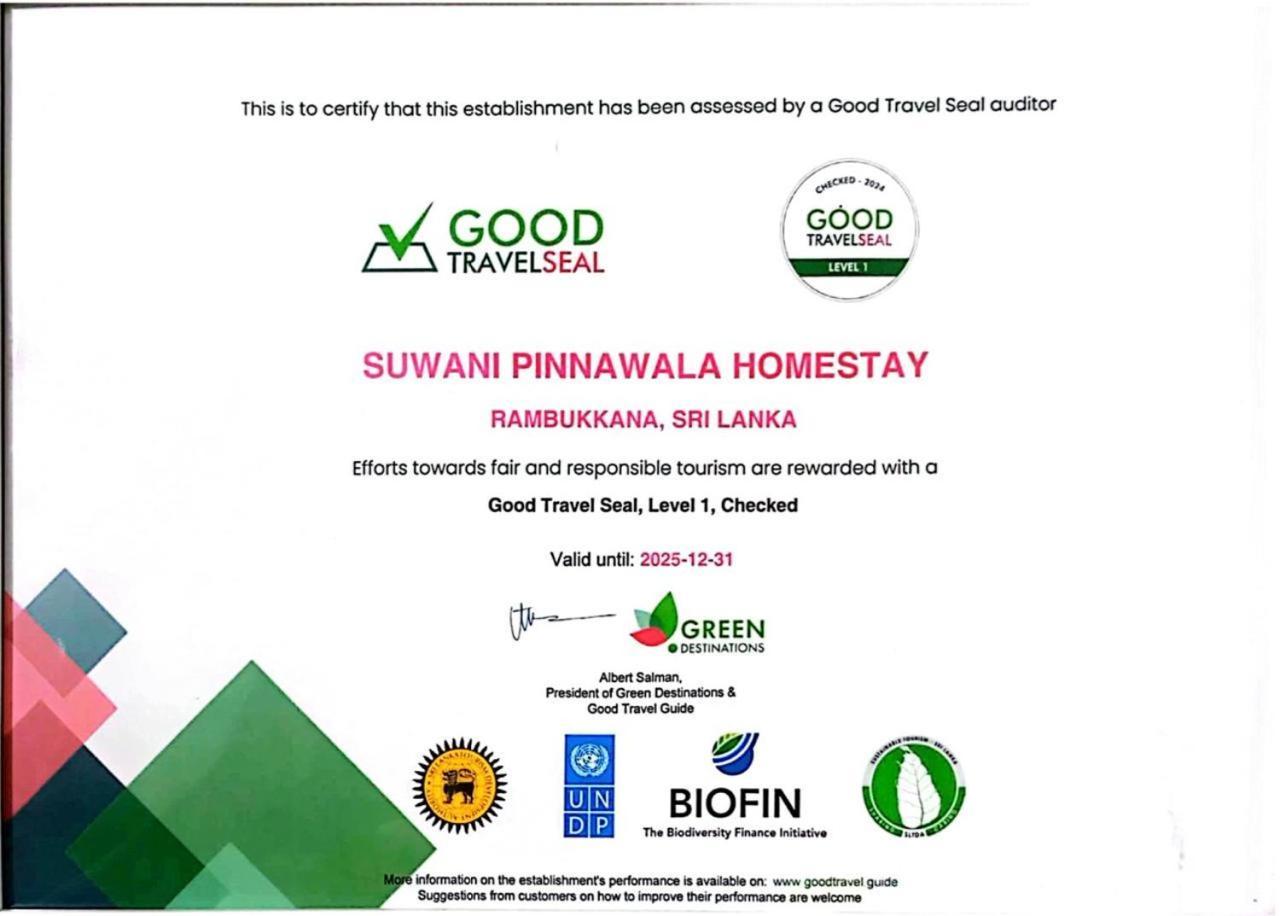Suwani Pinnawala Homestay Kültér fotó